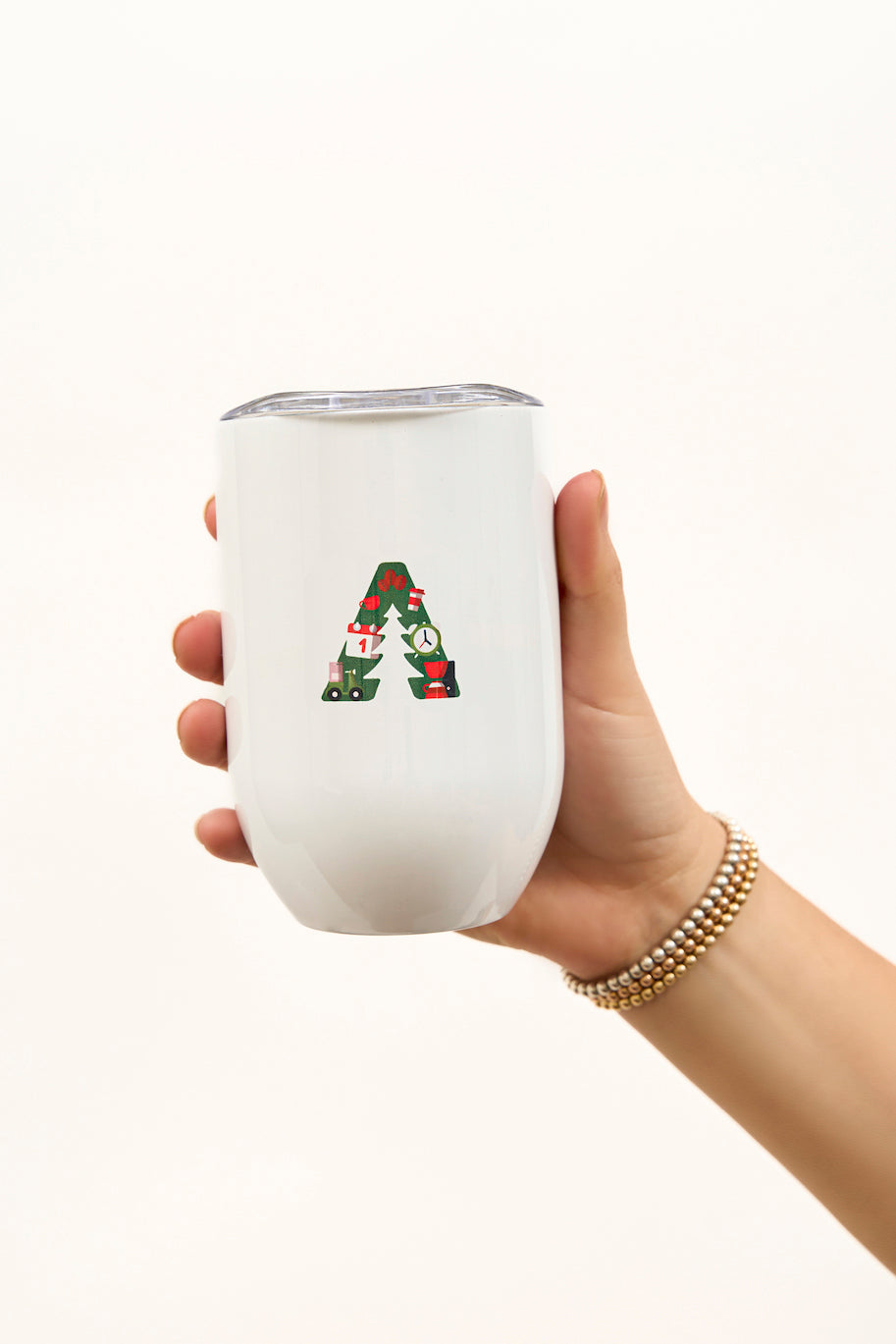 Mug Hermético - Acero Inoxidable - Logo Verde